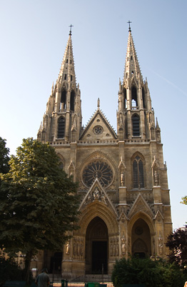 From the Basilique gardens (David's France Gallery) {Sainte Clotilde}