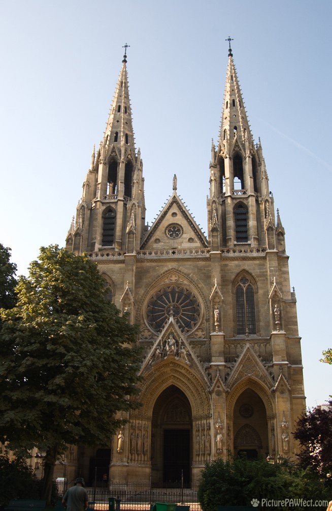 From the Basilique gardens (David's France Gallery) {Sainte Clotilde}